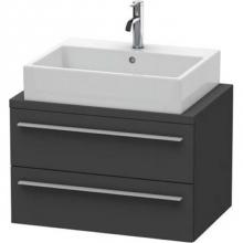 Duravit XL540604949 - Duravit X-Large Vanity Unit for Console  Graphite Matte