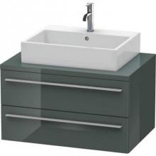 Duravit XL541703838 - Duravit X-Large Vanity Unit for Console  Dolomiti Gray High Gloss