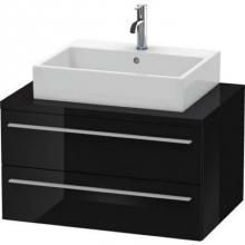 Duravit XL541704040 - Duravit X-Large Vanity Unit for Console  Black High Gloss