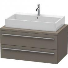 Duravit XL541809090 - Duravit X-Large Vanity Unit for Console  Flannel Gray Satin Matte