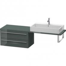 Duravit XL542903838 - Duravit X-Large Vanity Unit for Console  Dolomiti Gray High Gloss