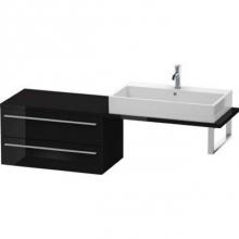 Duravit XL542904040 - Duravit X-Large Vanity Unit for Console  Black High Gloss