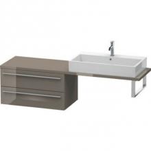 Duravit XL542908989 - Duravit X-Large Vanity Unit for Console  Flannel Gray High Gloss