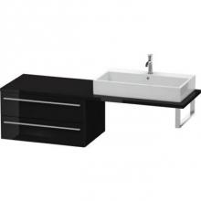 Duravit XL543904040 - Duravit X-Large Vanity Unit for Console  Black High Gloss