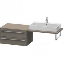 Duravit XL543909090 - Duravit X-Large Vanity Unit for Console  Flannel Gray Satin Matte