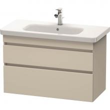 Duravit DS648209191 - Duravit DuraStyle Two Drawer Wall-Mount Vanity Unit Taupe