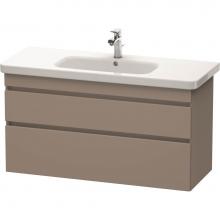 Duravit DS649504343 - Duravit DuraStyle Two Drawer Wall-Mount Vanity Unit Basalt