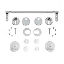 Duravit 0061831000 - Hinge Set for Seat and Cover without Soft Closure, Stainless Steel