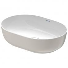 Duravit 03795023001 - Luv Washbowl White|Gray with WonderGliss