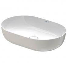 Duravit 03796023001 - Luv Washbowl White|Gray with WonderGliss