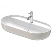 Duravit 03808023001 - Luv Washbowl White|Gray with WonderGliss