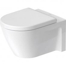 Duravit 2534090092 - Starck 2 Wall-Mounted Toilet White