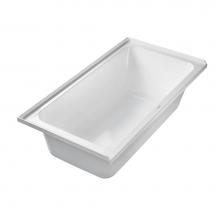 Duravit 700406000000090 - D-Code Drop-In Bathtub White