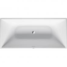 Duravit 700460000000090 - DuraSquare Freestanding Bathtub White