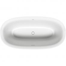 Duravit 700468000000090 - White Tulip Freestanding Bathtub White