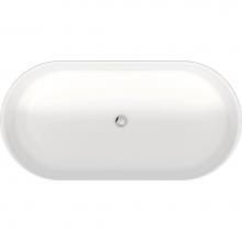 Duravit 700516000000090 - Soleil by Starck Freestanding Bathtub White