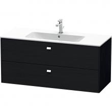 Duravit BR410401016 - Brioso Two Drawer Wall-Mount Vanity Unit Oak Black