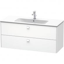 Duravit BR410401818 - Brioso Two Drawer Wall-Mount Vanity Unit White