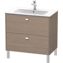 Duravit BR440201035 - Brioso Two Drawer Floorstanding Vanity Unit Oak Terra