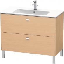 Duravit BR440301030 - Brioso Two Drawer Floorstanding Vanity Unit Natural Oak