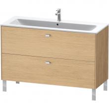 Duravit BR440401030 - Brioso Two Drawer Floorstanding Vanity Unit Natural Oak