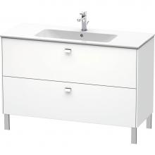 Duravit BR440401818 - Brioso Two Drawer Floorstanding Vanity Unit White