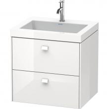 Duravit BR4605T1018 - Duravit Brioso C-Bonded Wall-Mounted Vanity  White Matte