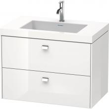 Duravit BR4606T1018 - Duravit Brioso C-Bonded Wall-Mounted Vanity  White Matte