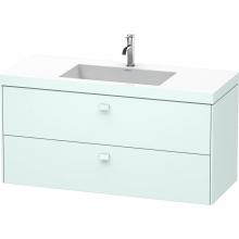 Duravit BR4608O0909 - Duravit Brioso C-Bonded Wall-Mounted Vanity  Light Blue Matte