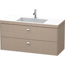 Duravit BR4608O1075 - Brioso Two Drawer C-Bonded Wall-Mount Vanity Kit Linen