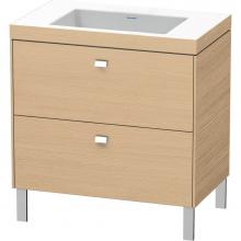 Duravit BR4701N1030 - Brioso Two Drawer C-Bonded Floorstanding Vanity Kit Natural Oak