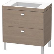 Duravit BR4701N1035 - Brioso Two Drawer C-Bonded Floorstanding Vanity Kit Oak Terra