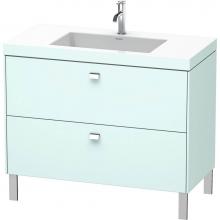 Duravit BR4702O1009 - Duravit Brioso C-Bonded Floorstanding Vanity  Light Blue Matte