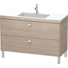 Duravit BR4703O1031 - Duravit Brioso C-Bonded Floorstanding Vanity  Pine Silver