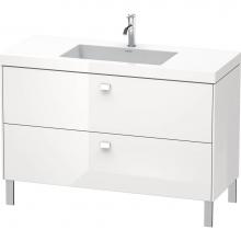 Duravit BR4703N1031 - Duravit Brioso C-Bonded Floorstanding Vanity  Pine Silver