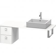 Duravit BR512501018 - Duravit Brioso Low Cabinet for Console  White Matte