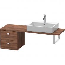 Duravit BR512601021 - Duravit Brioso Low Cabinet for Console  Dark Walnut