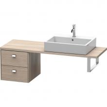 Duravit BR512601031 - Duravit Brioso Low Cabinet for Console  Pine Silver