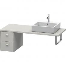 Duravit BR513500707 - Duravit Brioso Low Cabinet for Console  Concrete Gray Matte