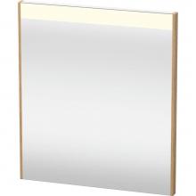 Duravit BR700105252 - Duravit Brioso Mirror with lighting  European Oak