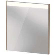 Duravit BR7021035356000 - Brioso Mirror with Lighting Concrete Gray