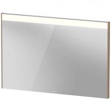 Duravit BR7023035356000 - Brioso Mirror with Lighting Concrete Gray