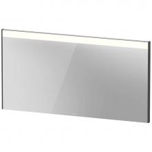 Duravit BR7025016166000 - Brioso Mirror with Lighting Concrete Gray