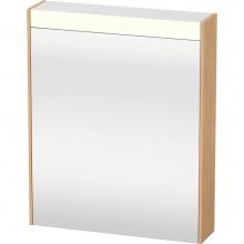 Duravit BR7101L30306000 - Brioso Mirror Cabinet with Lighting Natural Oak