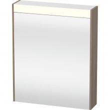 Duravit BR7101L35356000 - Brioso Mirror Cabinet with Lighting Oak Terra