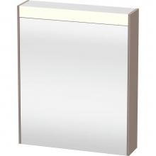 Duravit BR7101R43436000 - Brioso Mirror Cabinet with Lighting Basalt