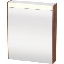 Duravit BR7101R79796000 - Brioso Mirror Cabinet with Lighting Walnut