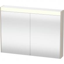 Duravit BR7102091916000 - Brioso Mirror Cabinet with Lighting Taupe