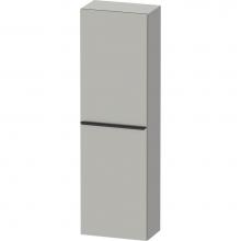 Duravit DE1318L0707 - D-Neo Wall-Mount Semi-Tall Cabinet Concrete Gray