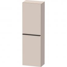 Duravit DE1318L9191 - D-Neo Wall-Mount Semi-Tall Cabinet Taupe